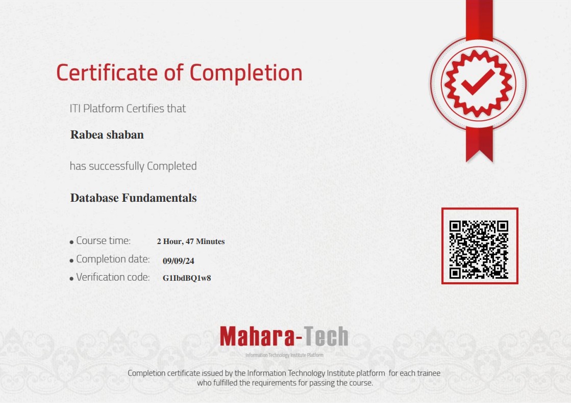 Database Fundamentals